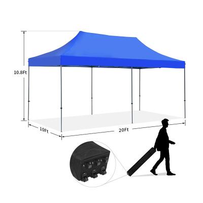 China Rainproof 10 x 20 ft Pop Up Canopy Tent, Instant Folding Shelter Gazebo for Outdoor Party, Event, Wedding for sale