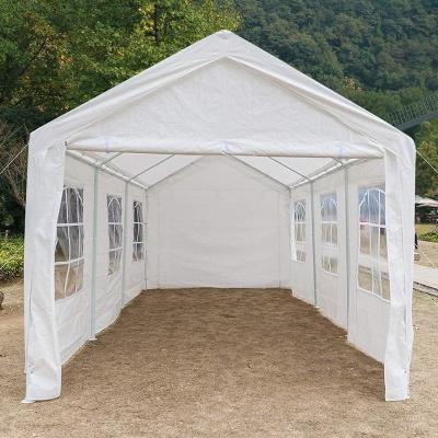 China 10' x20' Carport Gazebo Canopy Garage Car Shelter Heavy Duty White Rainproof for sale