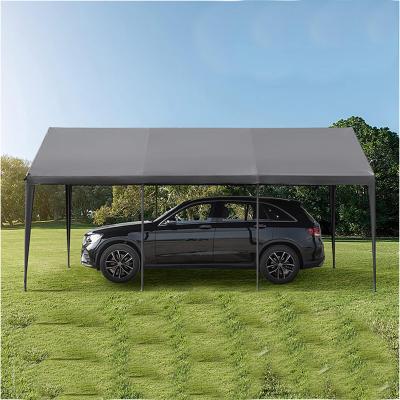 China Rainproof Carport, 12' x20 Heavy Duty Carport with Rolled Ventilated Windows, Portable Garage with Removable Sidewalls and Door for sale