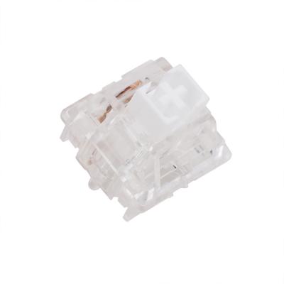 China Mechanical Keyboard Micice Support Custom 5 Pin PCB Mount Keyboard Lubricant Switches Keyboards WS Clear Linear Switches for sale