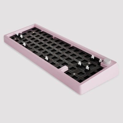 China Custom Aluminum Mechanical Keyboard Case Keyboard Kit Mechaning 65 CNC Keys Wireless Mechanical Keyboard for sale