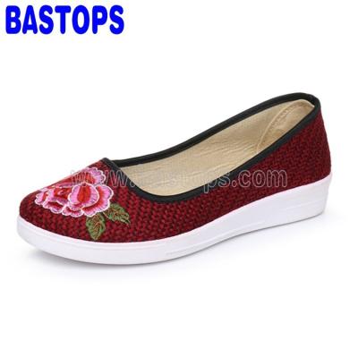 China High Quality Cheap Bulk Canvas Shoes Slip On Women Boots for sale