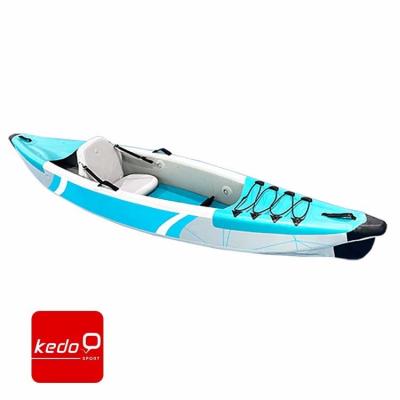 China Custom Folding Kayak Custom Made PVC Kayak Double Seat 2 Pedal Inflatable Fishing Kayak for sale