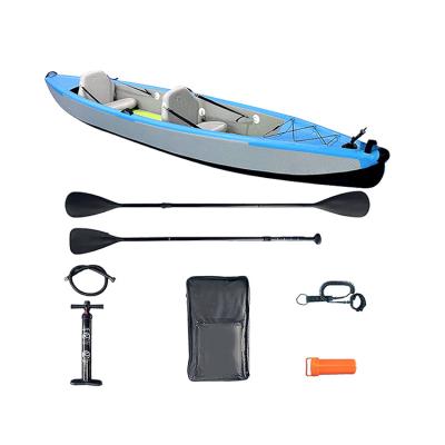 China Hot Selling Kedosport 2-Person PVC Inflatable Kayak Boat with Paddles and Pumps for sale