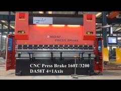 CNC Hydraulic Press Brake Machine for Sheet Metal Plate Bending, Servo Electric Press Brake, Multi-A