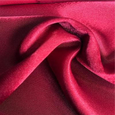 China Anti-Static Wholesale Textile Satin Crepe Fabric For Bride Dress, Garments, Apparel Material for sale