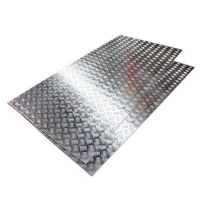 China Hot Sale 6063 6061 Construction Aluminum Embossed Sheet Textured Aluminum Checkered Plate for sale