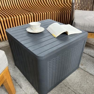 China Easy in Accessories Storage Pool Furniture Outdoor Patio Resin Deck Box for sale