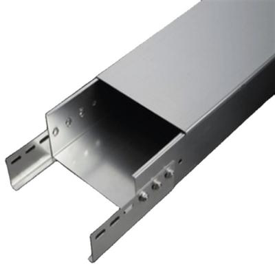 China Steel Cable tray manufacturer supplied Galvanized Steel GI steel trunking 200x100 wire Cable Trays accessories price for sale