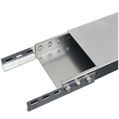 China Q235 Carbon Steel Cable Tray Manufacturer Outdoor Cable Trunking 600x200 Waterproof Galvanized Steel Cable Trays Price for sale