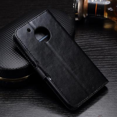 China Crazy Horse G5 Motorola Leather Case Handmade Light Weight Anti - Dirty Lining for sale