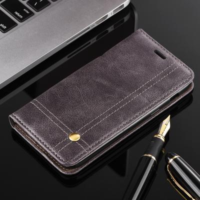 China Oily Vintage Magnetic Leather Case For Samsung A5 Wallet Flip Screen Protection for sale