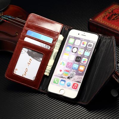 China Envelope Style 2 In 1 Wallet Case Snake Connecting Litchi Contrast Color for sale