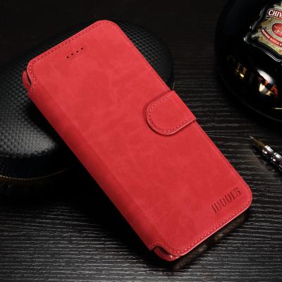 China Stand Function Iphone 7 Plus Leather Wallet Case Matting PU Vintage Flip Cover for sale