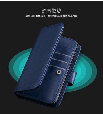 China Detachable 2 In 1 Wallet Case For Iphone 6 / 6S Nine Credit Card Slot for sale