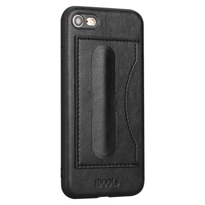 China Iphone7 Iphone8 Protective Leather Back Cover One Id Card Slot Support Holder for sale