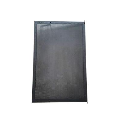 China Modern black stainless steel fire place screen for sale