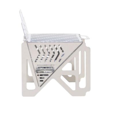 China Modern Stainless Steel Brazier Fire Pit Convenient Detachable Outdoor Fire Stand Portable Foldable Eco - Friendly for sale