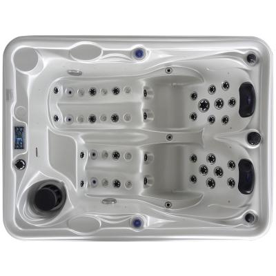 China Free Hot Selling Two People Spa Outdoor Small Size Family Hot Tub for sale