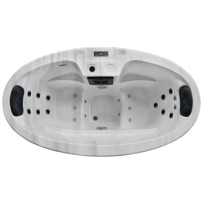 China 2 Person Mini Indoor Sex Massage Hot Freestanding Acrylic Tub For Bathroom for sale