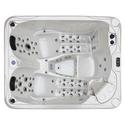 China Freestanding Acrylic Outdoor Massage Spa Hot Tub for sale