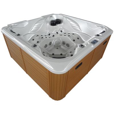 China 5 Person Freestanding Acrylic Whirlpool Massage Outdoor Spa Tub for sale