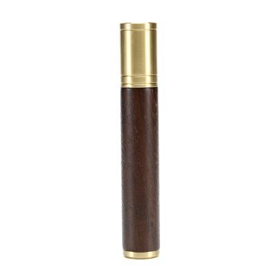 China Portable Luxury wooden cigar packaging tube single cigar portable case with gift box for sale