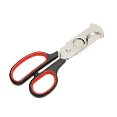 China Stainless Steel Professional cigar scissors 2 in 1 stainless steel handle knife cigar cutter custom logo with gift box for sale