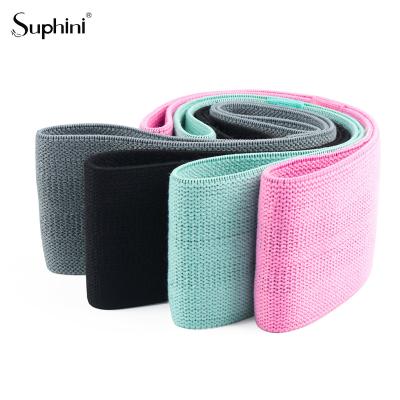 China Hip Shape Suphini Home Workout Knit Elasticity Booty Flip Butt Squat Bands for sale