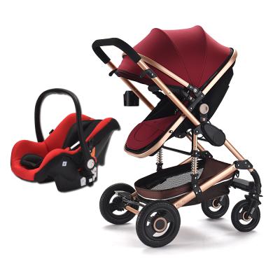 China Carry Baby 2018 Hot Selling Baby Stroller 5 PointSafety 3 in 1 for Kids for sale