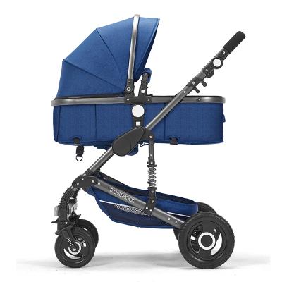 China Factory Wholesale Luxury Foldable Stroller Pram Baby Trolley for sale