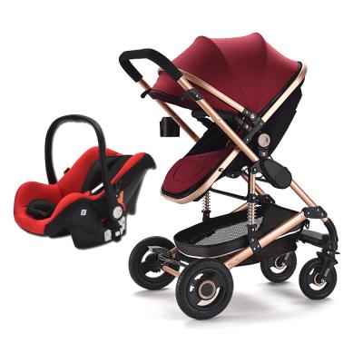 China Carying Baby Portable Lightweight Baby Stroller Export To Poland With PU Leather Railing for sale