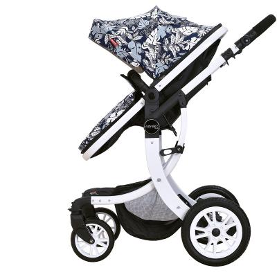 China Carry Baby High Landscape Baby Pram Oxford Canopy Baby Stroller Good For Baby for sale