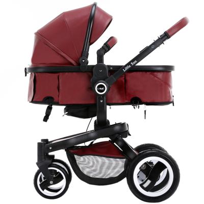 China Carry Baby Luxury Baby Pram High Aluminum Alloy Frame Landscape Baby Stroller for sale