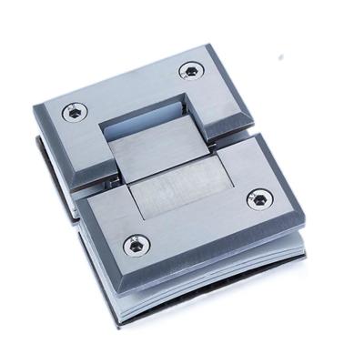 China Easy Installation FENGZE Superior Technology 180 Degree Square Edge Shower Hydraulic Glass Door Hinge Hydraulic Pivot Hinge for sale