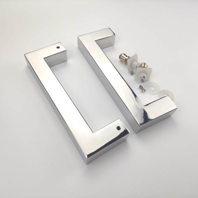 China FENGZE modern high quality kitchen glass door handles shower stainless steel door handle made from China manufacturer for sale