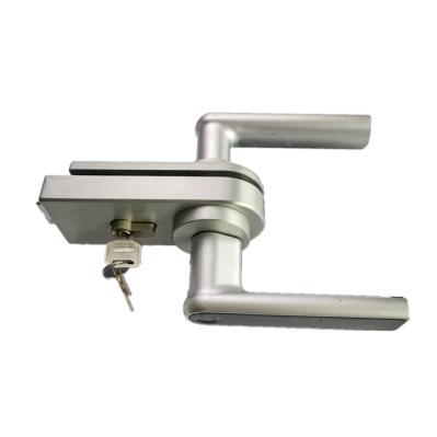 China Glass Door System Modern Design Handle Lock Commercial Space Aluminum Door Locks for sale