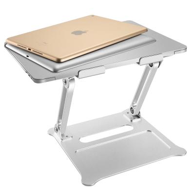 China Collapsible Foldable Laptop Stands Laptop Vertical Stand Holder Adjustable Laptop Height Aluminum for sale