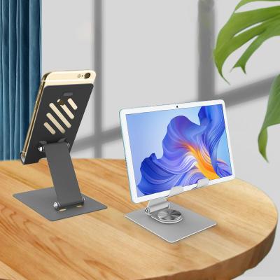 China 360 Degree Rotation Foldable Adjustable Mobile Phone Holder Stand Notebook Holder and Stands Tablet Charging Stand for sale