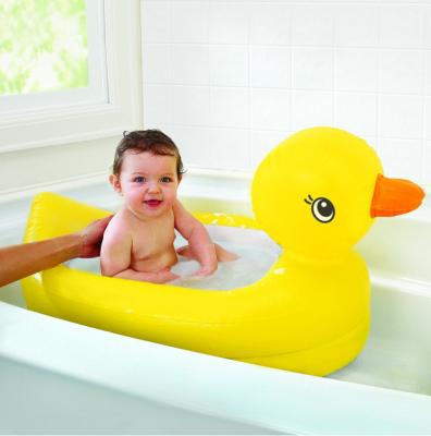 China Inflatable Stocked Duck Pool For Portable Spa Bathtub Kids Baby Hot Tubs Outdoor Foldable Baby Tub for sale