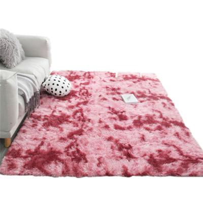 China China Factory Washable Square Rug High Quality Manufacturer Tie Dye Gradient Color Living Room Rug for sale