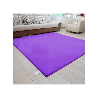 China Wholesale Modern Living Room 1.5 Cm Polyester Modern Shaggy Carpets Solid Rug Floor Blankets for sale