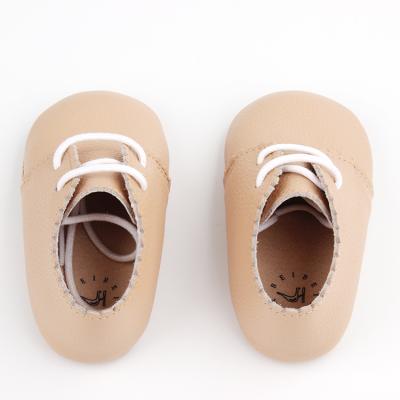 China Free Sample Flat In Custom Logo Factory Wholesale Soft Sole Baby Oxford Shoes Here for sale