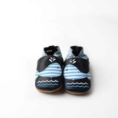 China Breathable Leather Comfortable Baby Shoes Super Soft Unique Genuine Leather Baby Shoes for sale