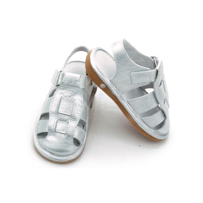 China Wholesale Cheap PU Pop Shoes Funny Squeaky Sandals Kids Baby Shoes for sale