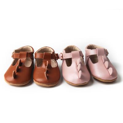 China Wholesale Genuine Leather Girls Flat Mary Jane Party Baby Dress Shoes Baby Shoes for sale