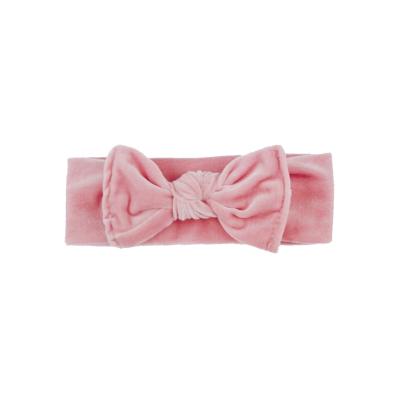 China Soft Newborn Babies Head Wraps Infant Elastic Hair Bands Big Bow Headband Kids Tie Headwear for sale