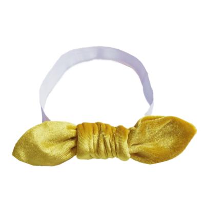 China Soft Newborn Babies Head Wraps Infant Elastic Hair Bands Big Bow Headband for sale