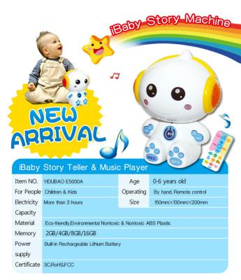 China Indoor Learning Story Machine Cute Kids Educational Toys Cute Children Interactive Portable Storyteller For Childhood for sale