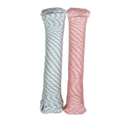 China Factory Sale Outdoor Various Soild Pp/Polyester/Nylon Double Rope Braided Rope Moisture Resistance for sale